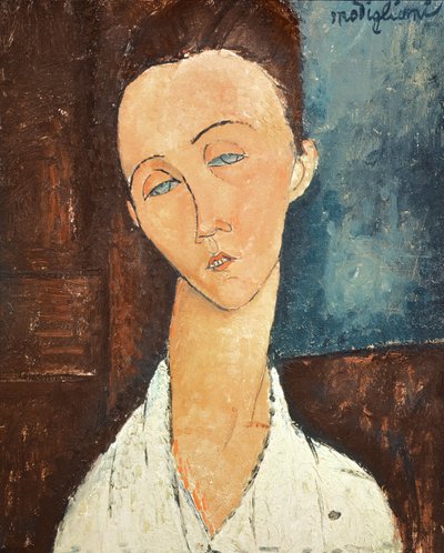 Retrato de Lunia Czechowska, 1918 de Amedeo Modigliani